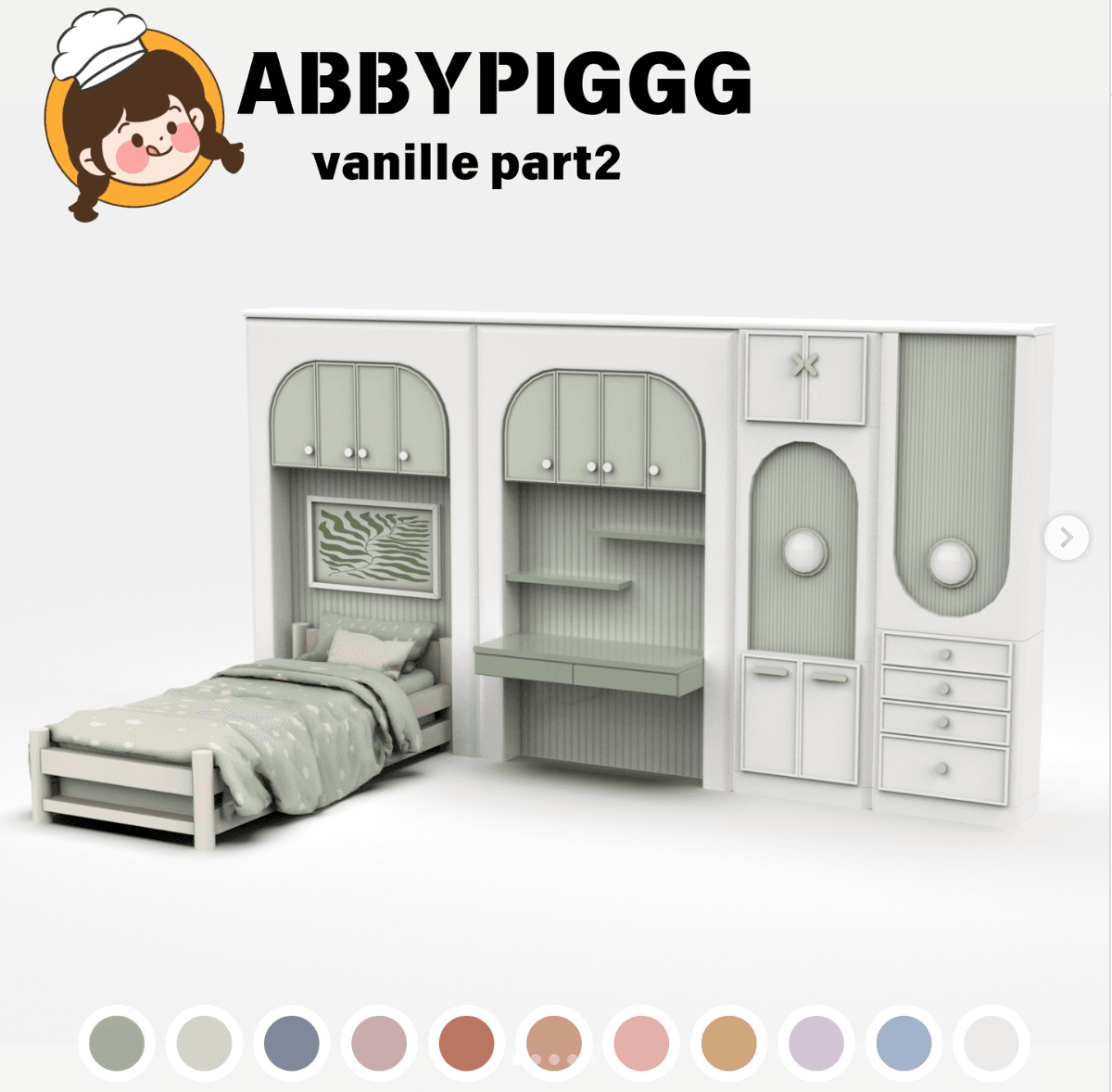 Скриншот мода Набор для спальни VANILLE Part 2